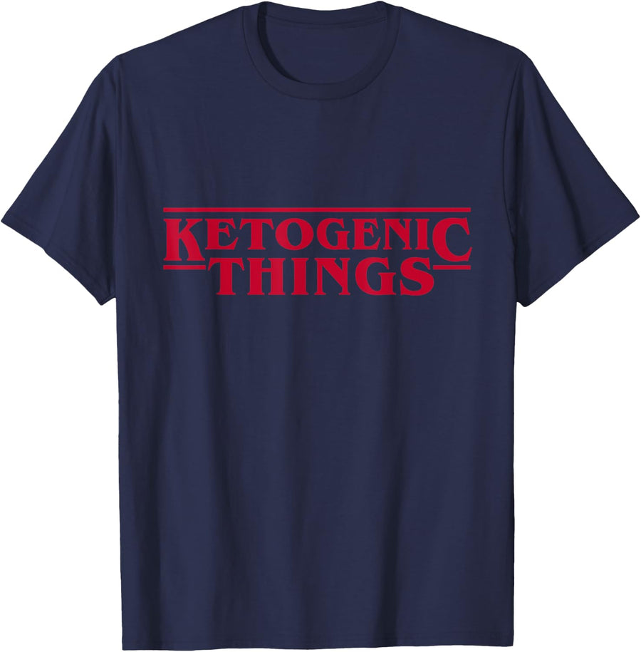 Funny Ketogenic Thing Diet T-Shirt - Navy Blue