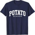Potato Season Idaho Agriculture Farming Spud Grower T-Shirt - Navy Blue