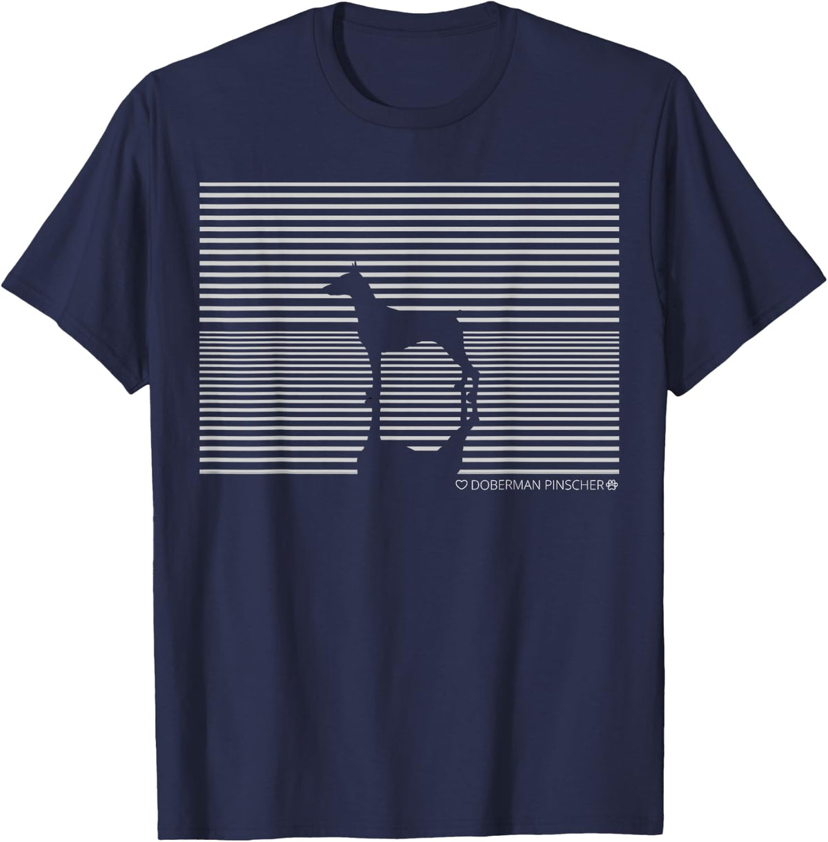 Doberman Pinscher T-Shirt - Navy Blue