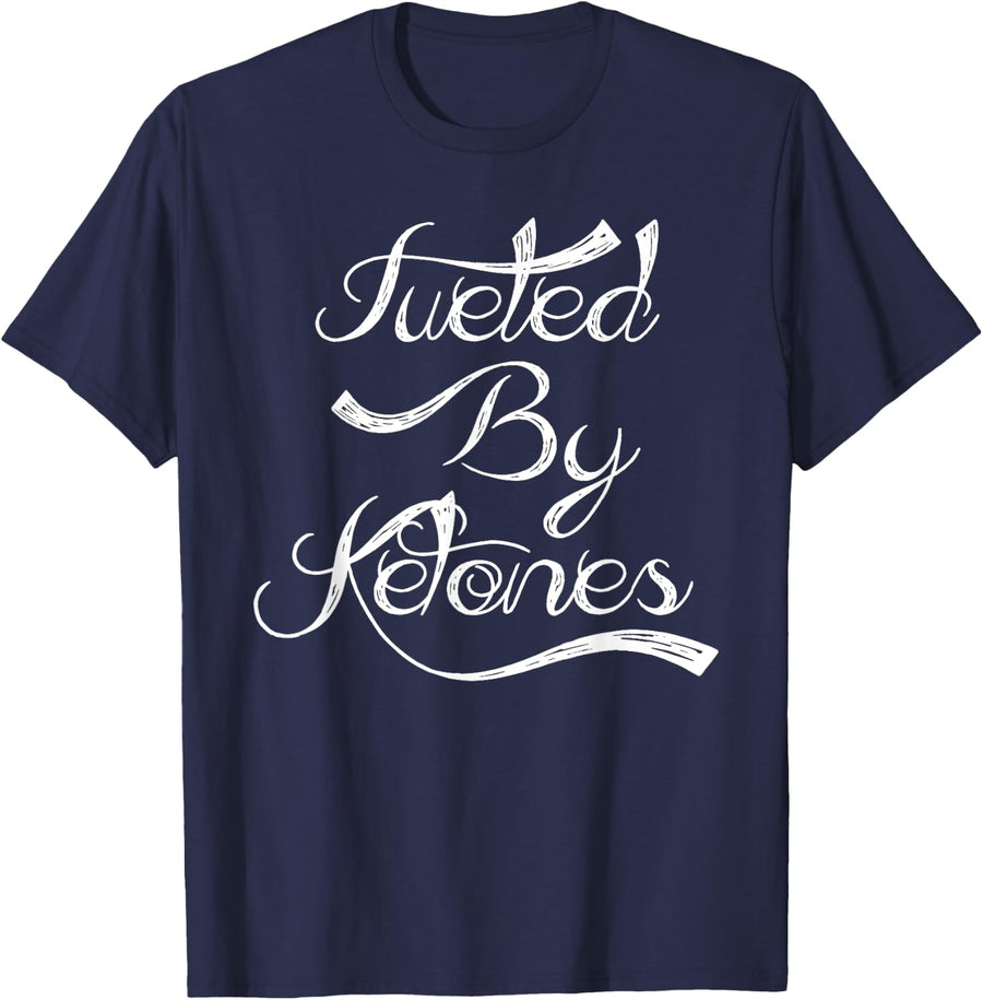 Fueled By Ketones - Keto Af - Low Carb Keto Diet T-Shirt - Navy Blue