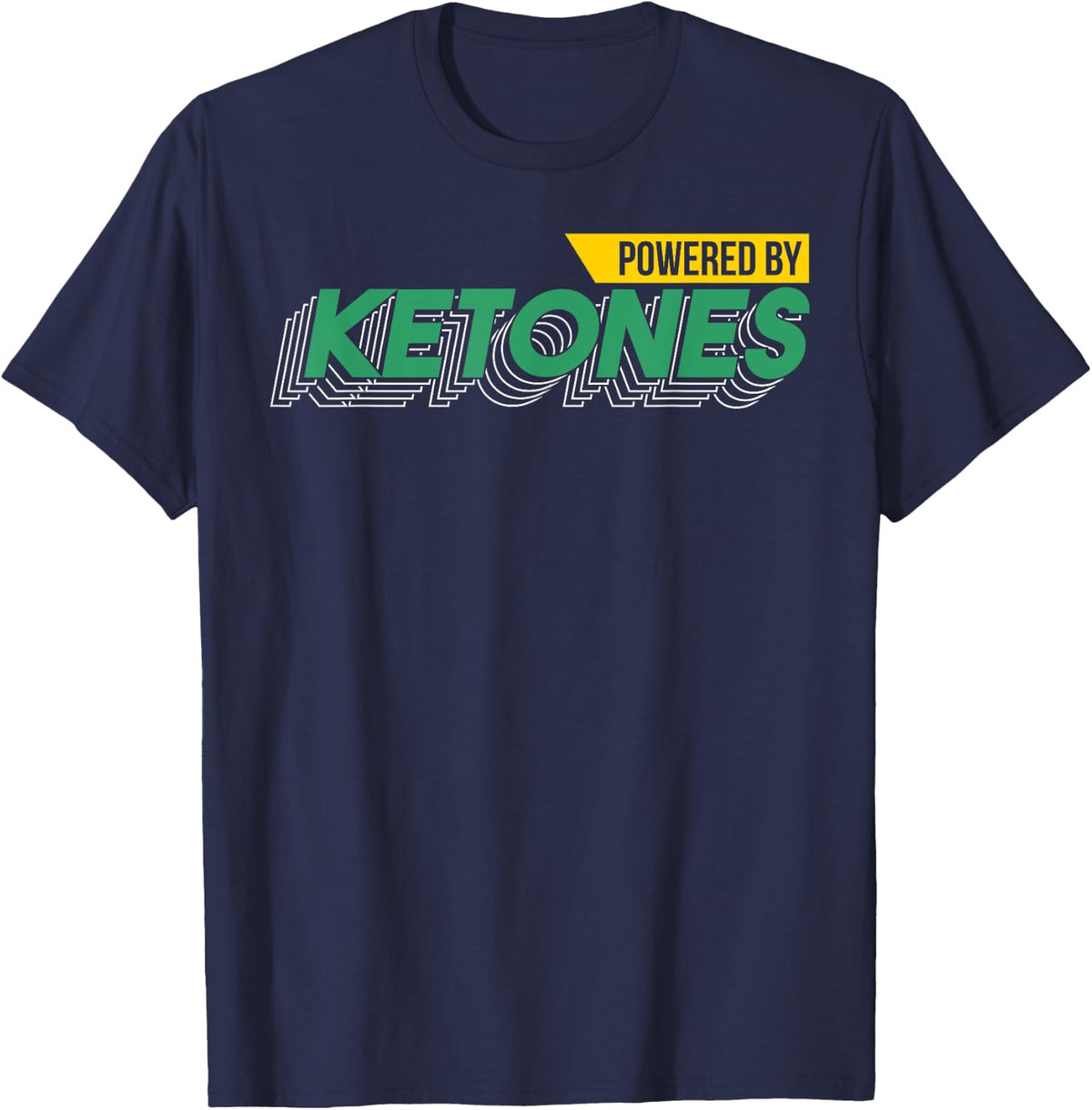 Keto Avocado Diet Ketones Ketogenic Diet T-Shirt - Navy Blue