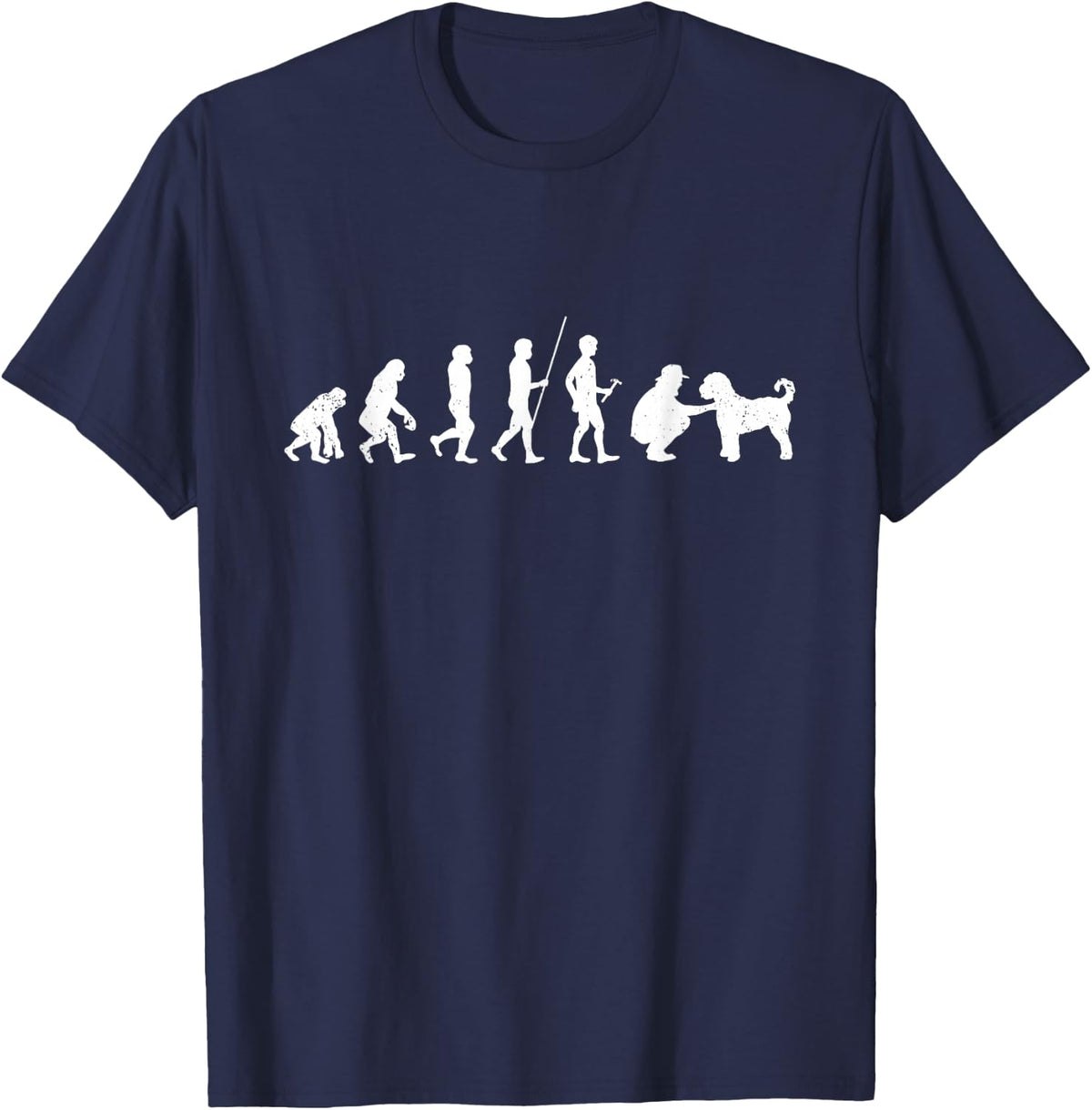 Golden Doodle Shirt Men Women Golden Doodle Mom Gift T-Shirt - Navy Blue