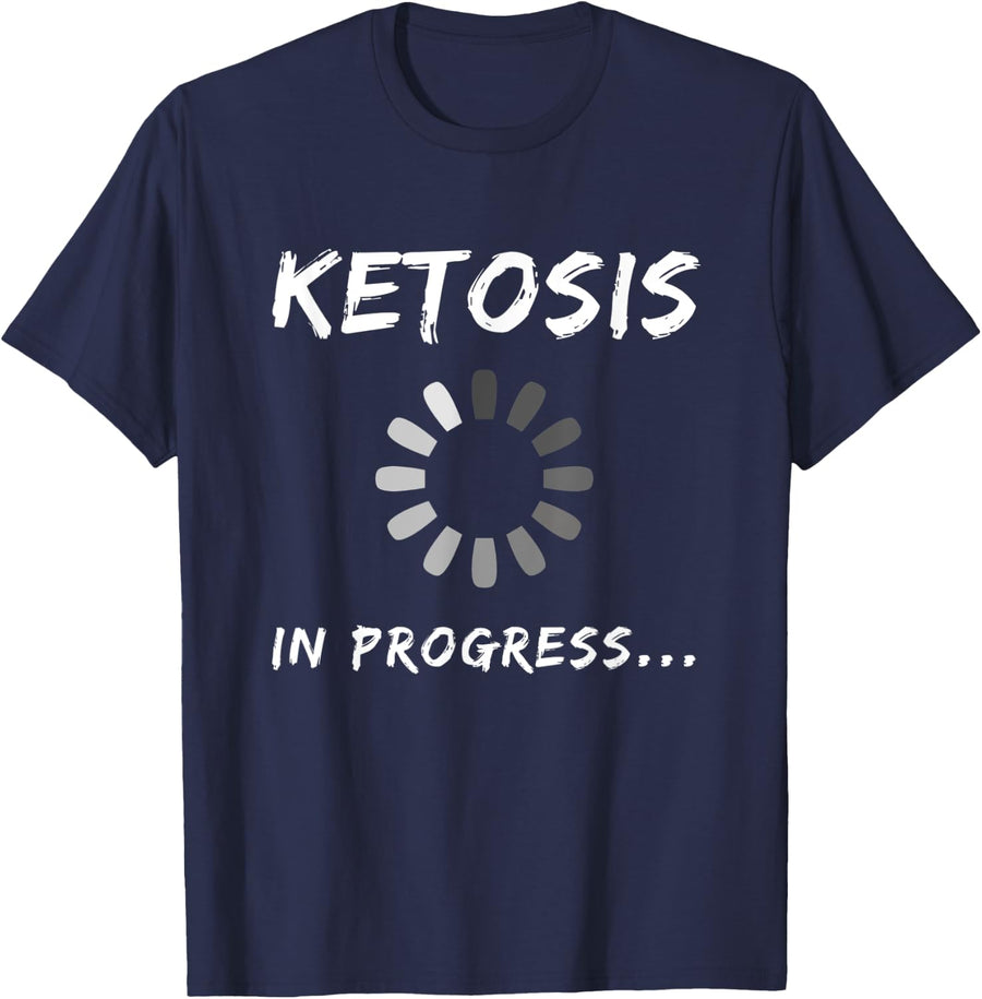 Keto Sport Athlete | Ketosis Diet In Progress T-Shirt - Navy Blue