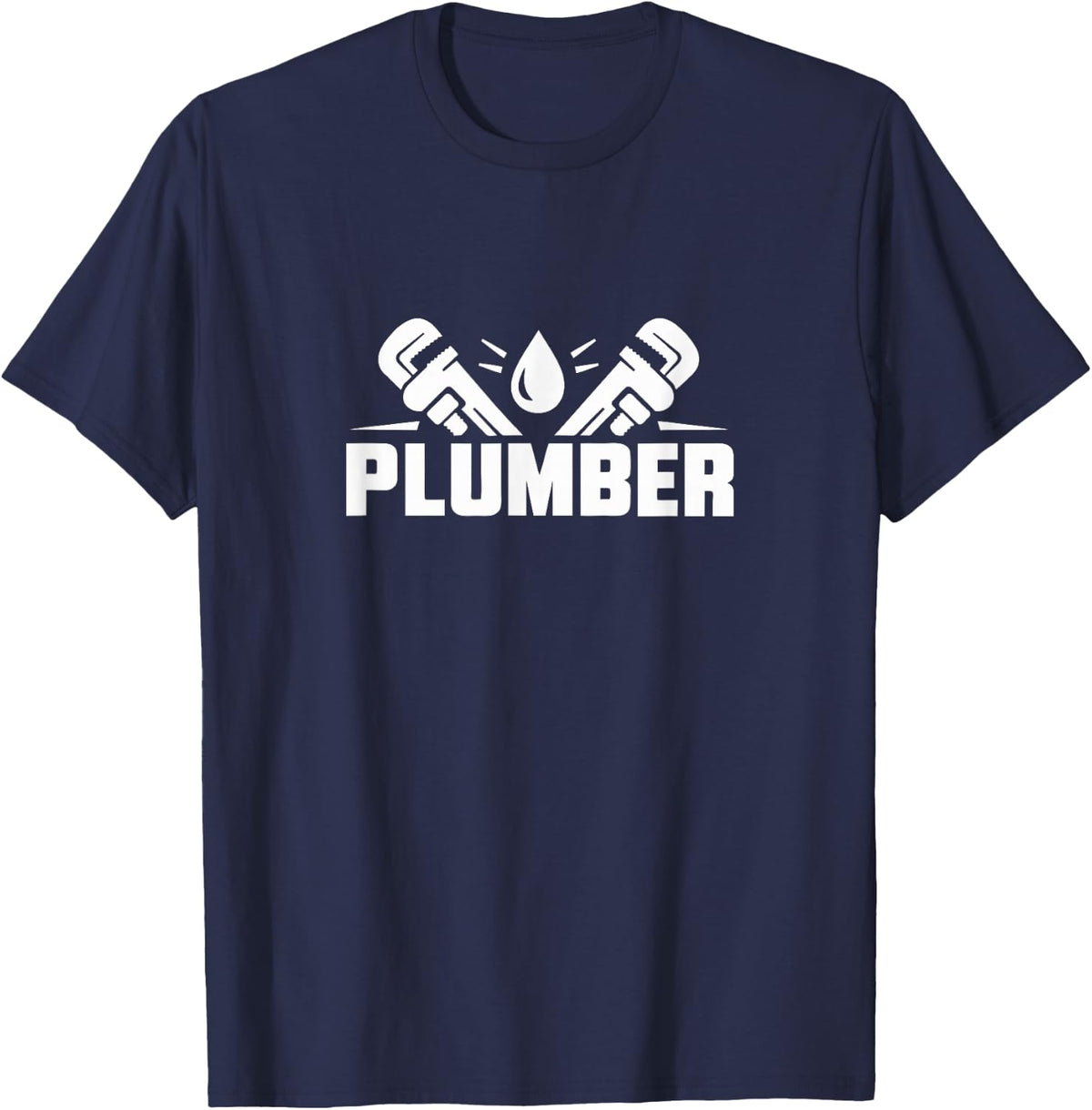 Plumber - T-Shirt - Navy Blue