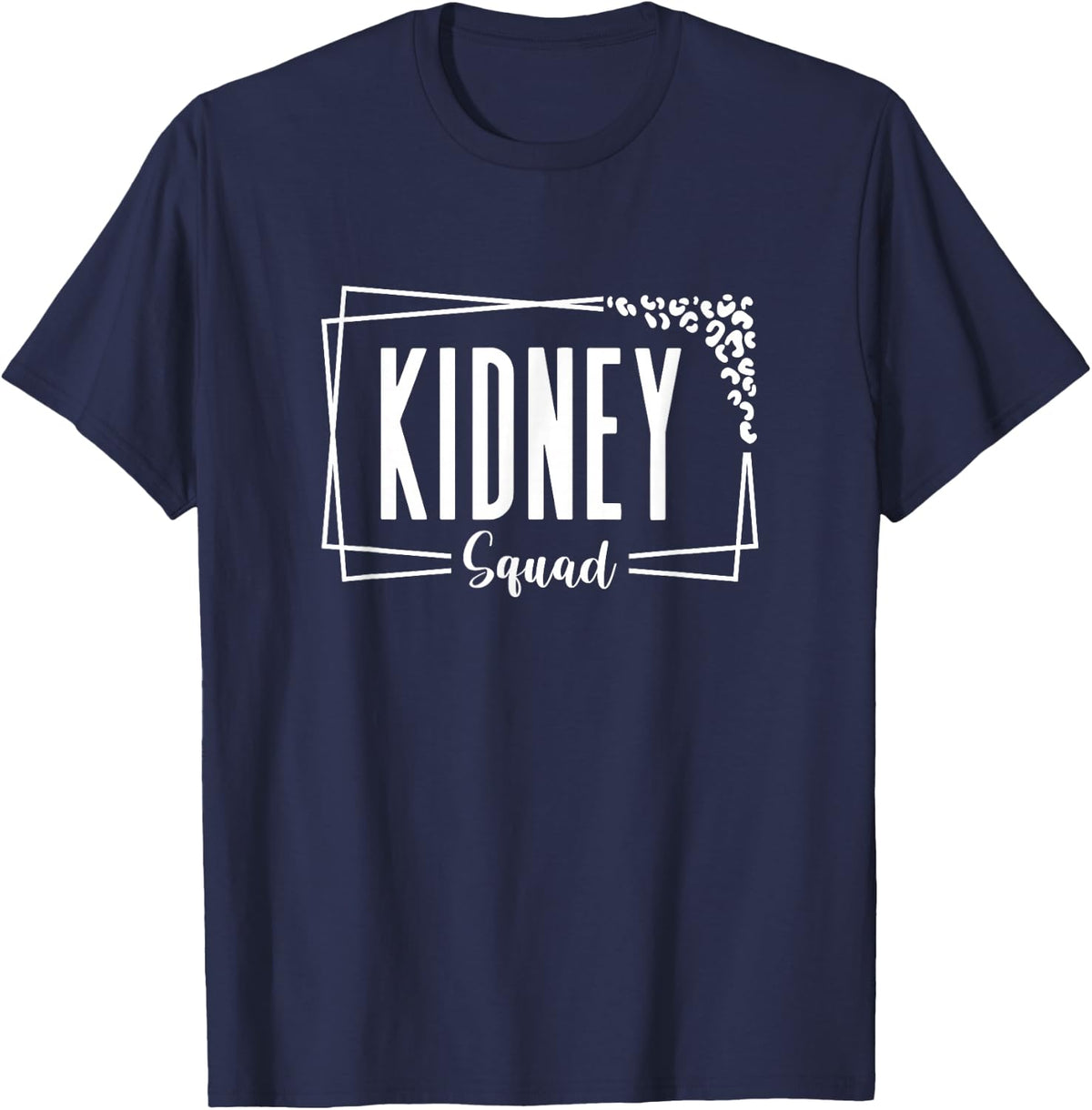Kidney Squad Nephrology Nurse Dialysis Tech for Women Men T-Shirt - Navy Blue