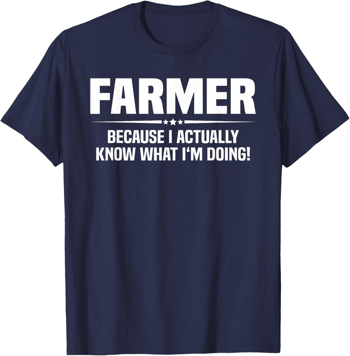 Farmer What I'm Doing T-Shirt - Navy Blue