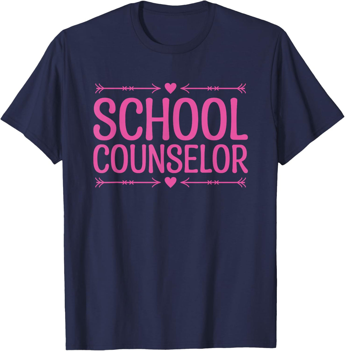 School Counselor T-Shirt - Navy Blue