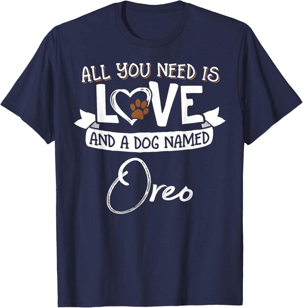 Cute Oreo Shirt for Men and Women T-Shirt - Navy Blue