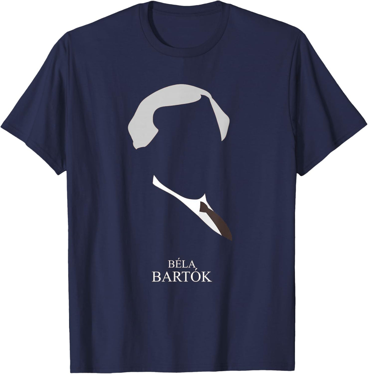 Béla Bartók composer, pianist and ethnomusicologist T-Shirt - Navy Blue
