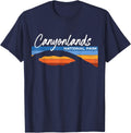Canyonlands National Park Moab Utah Vacation Retro UT T-Shirt - Navy Blue