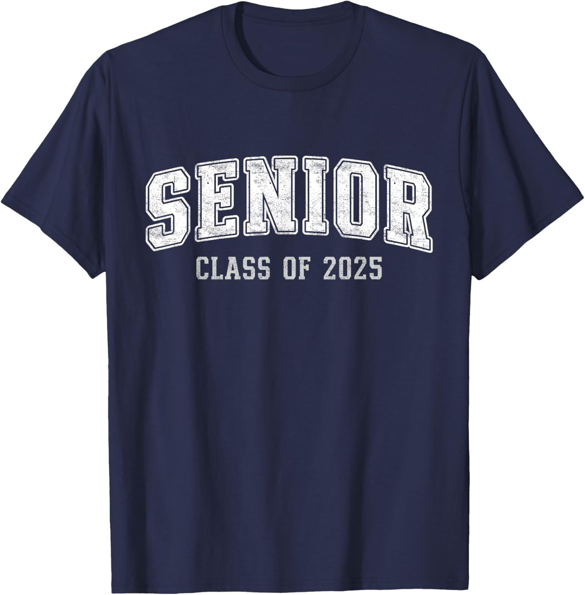 Senior Class of 2025 Graduation Gifts Graduate 25 T-Shirt - Navy Blue