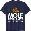 Mole Day Chemistry Gift Hunter Chemist T-Shirt - Navy Blue