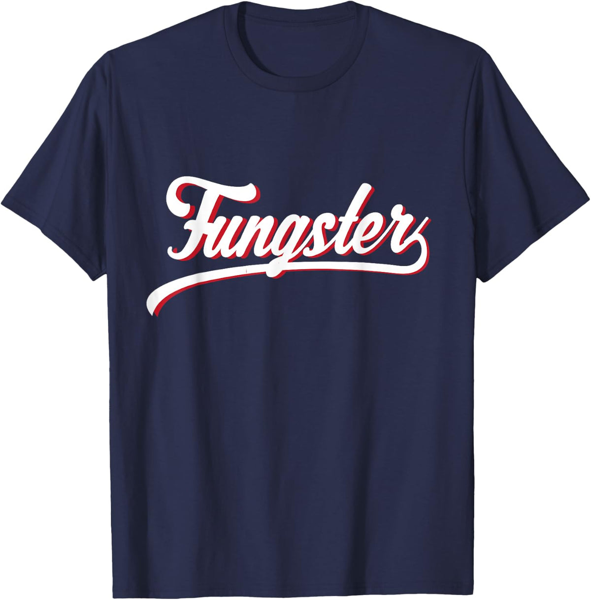 Fungster / Funny Intermittent Fasting Lovers Keto Diet fans T-Shirt - Navy Blue