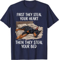 Funny Doberman Art for Men Women Dobie Doberman Pinscher T-Shirt - Navy Blue
