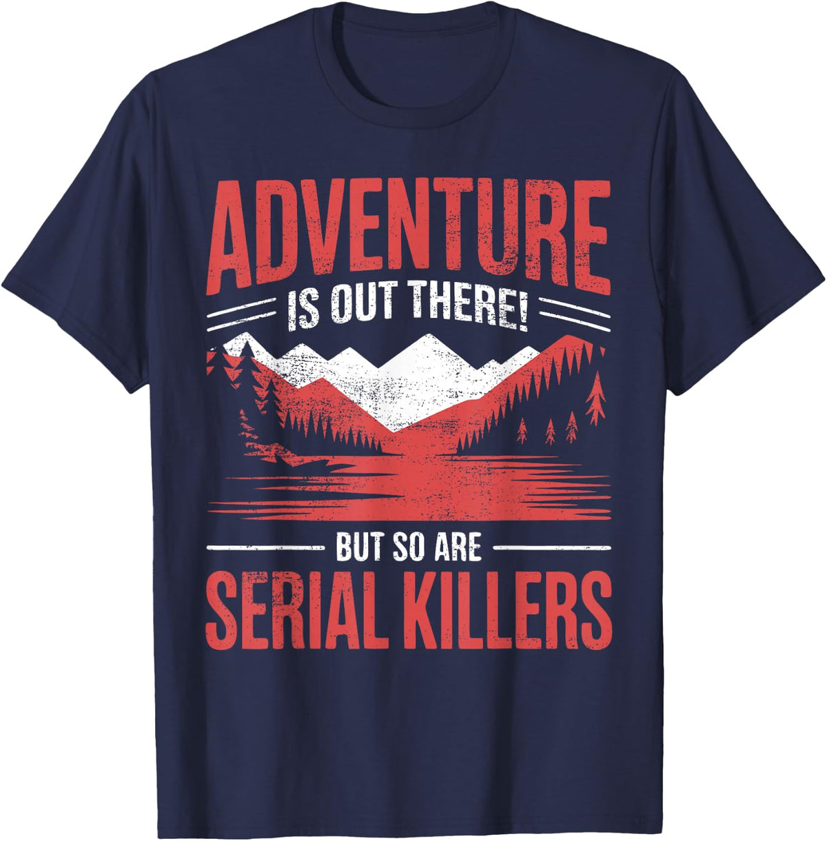True Crime Shirt for Women and Men Murder Mystery Lover Tee T-Shirt - Navy Blue