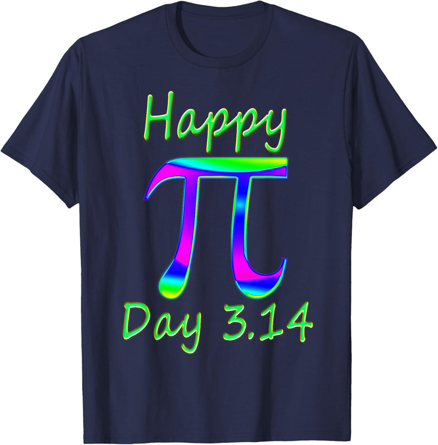 Pi Day 2019 3.14 Funny Math Pie Lover Gift for men or women T-Shirt - Navy Blue