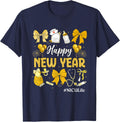 NICU Life Happy New Years 2026 Neonatal NICU Nurse NYE Party T-Shirt - Navy Blue