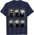 Ferret Photobooth Funny Animal Portrait T-Shirt - Navy Blue