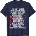 You Don’t Have No Whistlin' Bungholes Funny July 4th of T-Shirt - Navy Blue