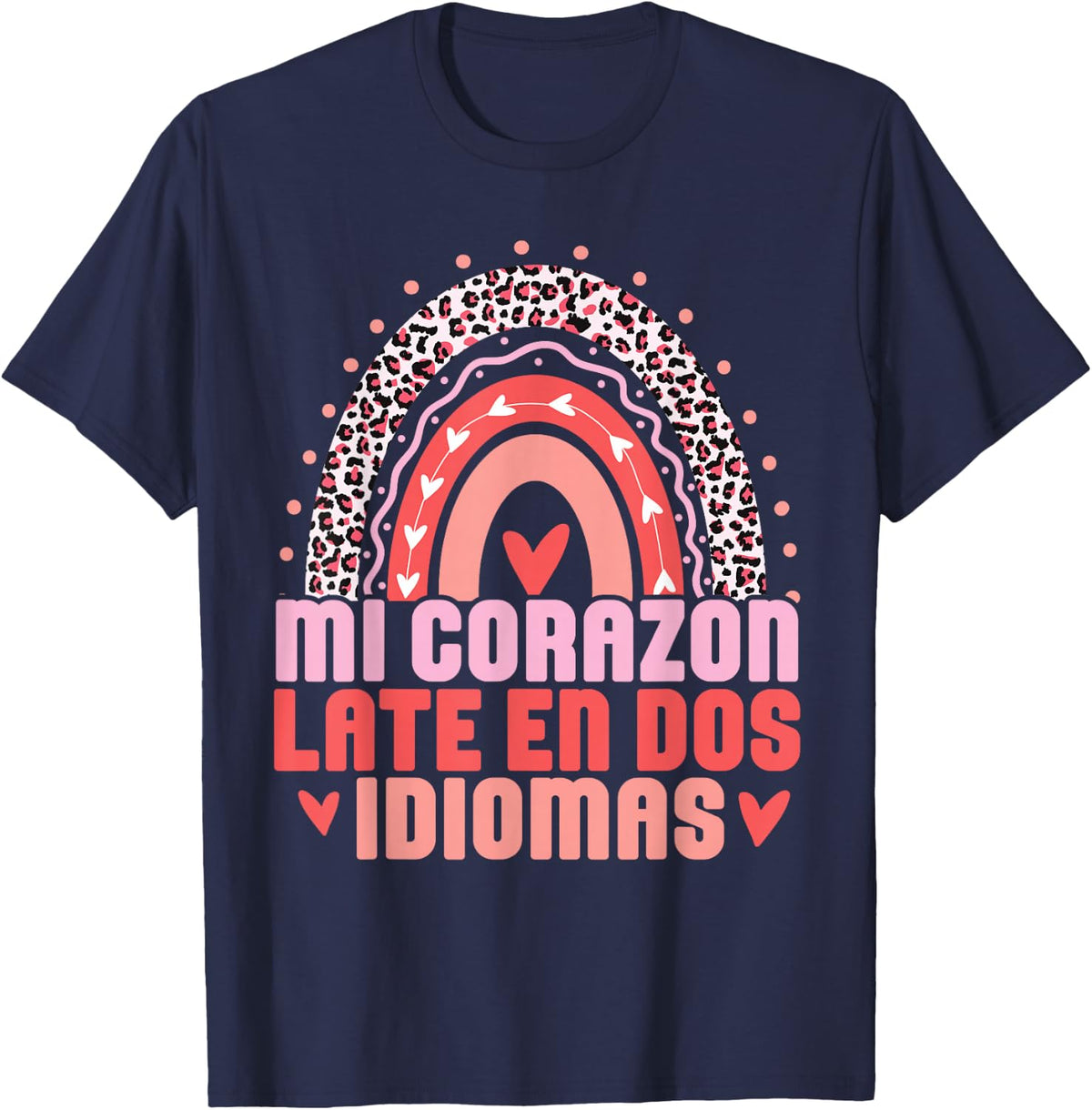 Maestra Spanish Teacher Apprecciation Teaching School T-Shirt - Navy Blue