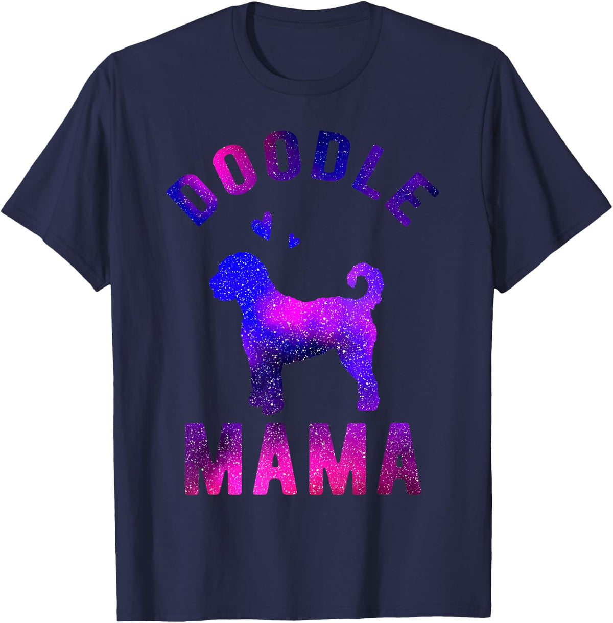 Doodle Mom Doodle Mama Goldendoodle Dog Lover T-Shirt - Navy Blue