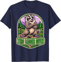 Zero Badger Given Art T-Shirt - Navy Blue