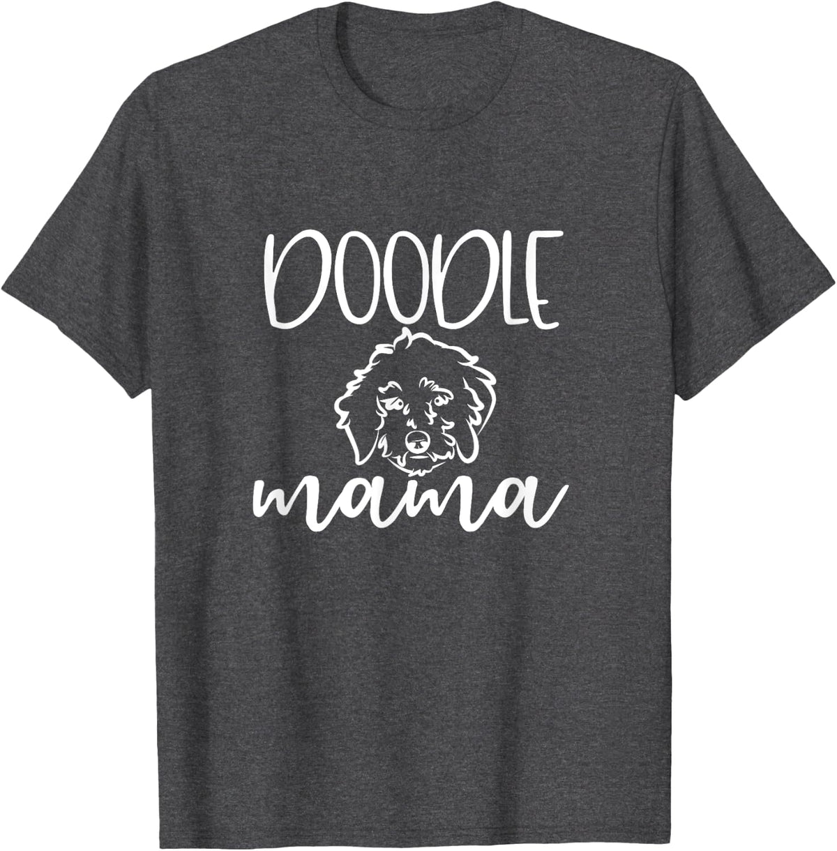 Doodle Mama Shirt Dog Mom GoldenDoodle Labradoodle Gift Men Women Kids T-Shirt - Dark Heather Grey