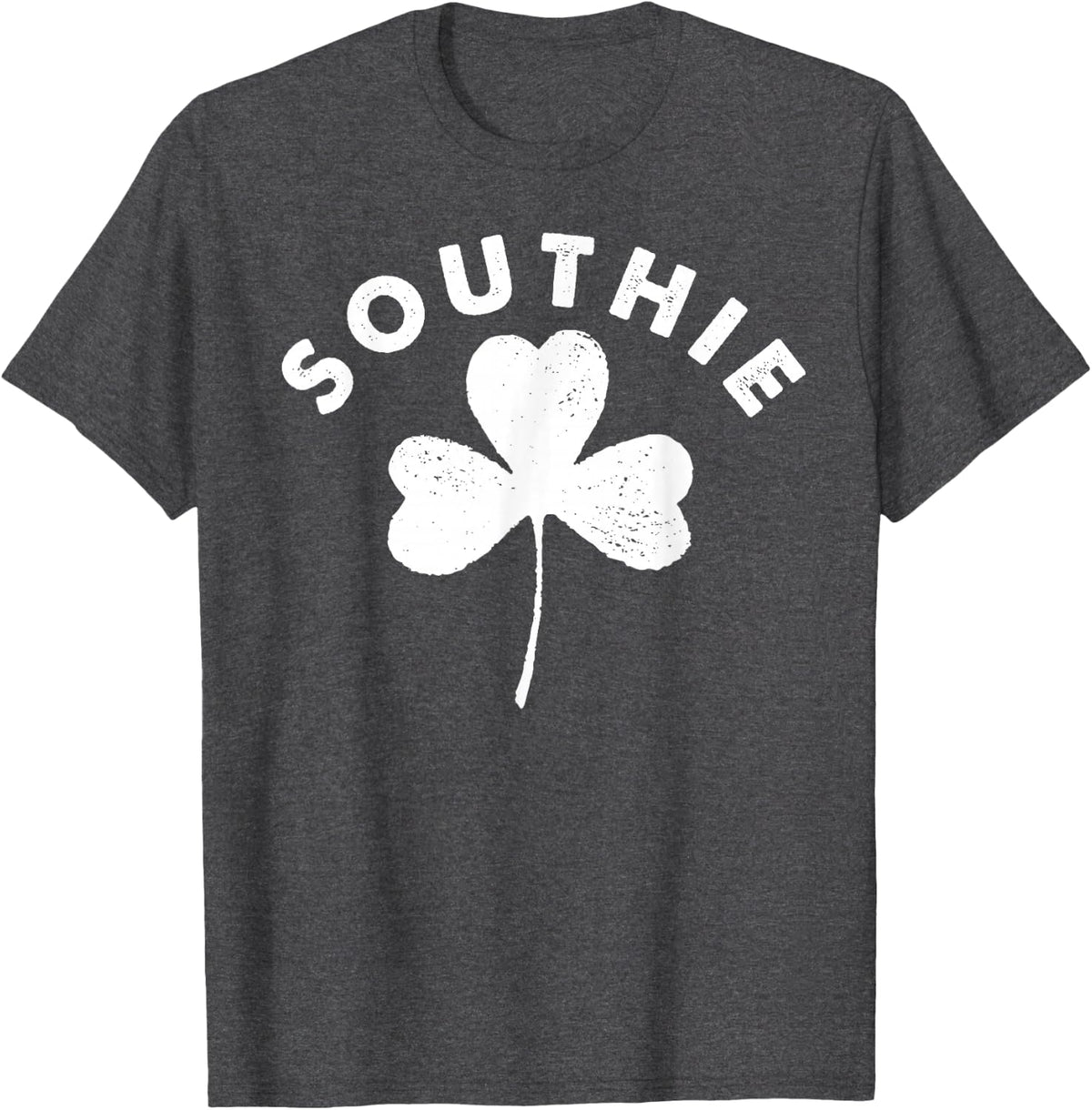 St. Patrick's Day Ireland Flag Southie Boston T-Shirt - Dark Heather Grey