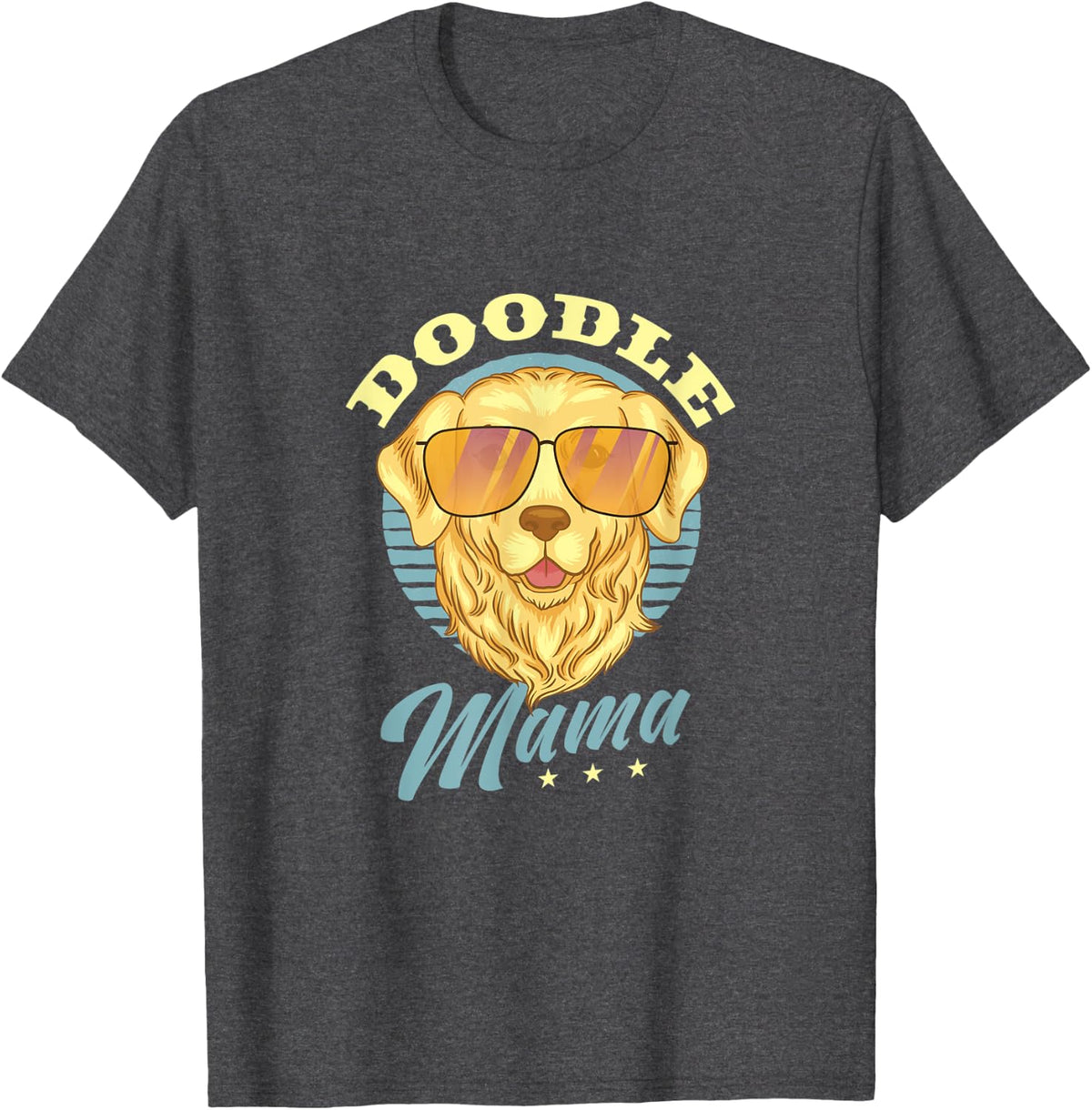 Doodle mama golden doodle mom dog goldendoodle Men Women T-Shirt - Dark Heather Grey