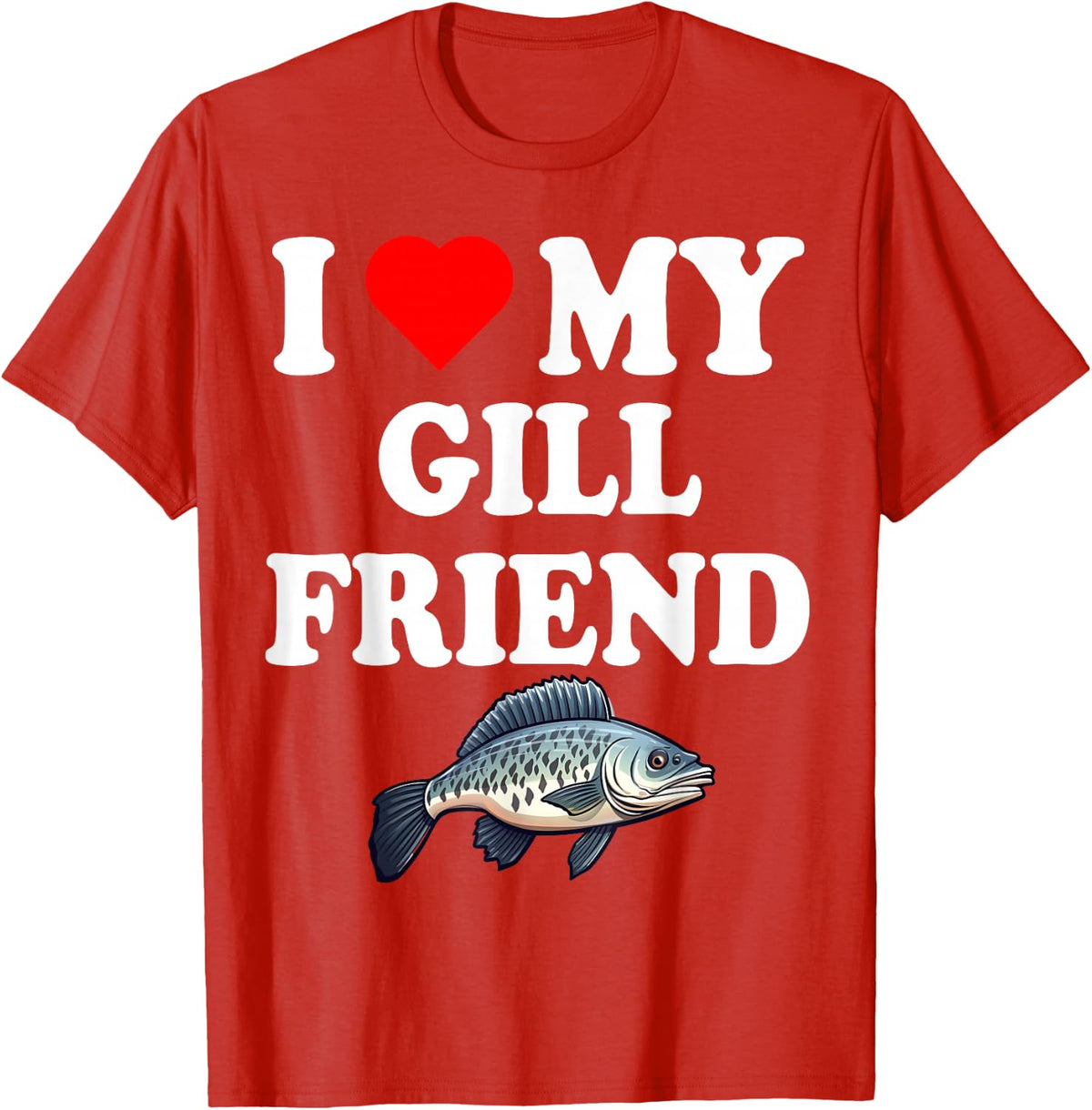 Funny Fishing Shirts For Men Adult Humor T-Shirt - Red