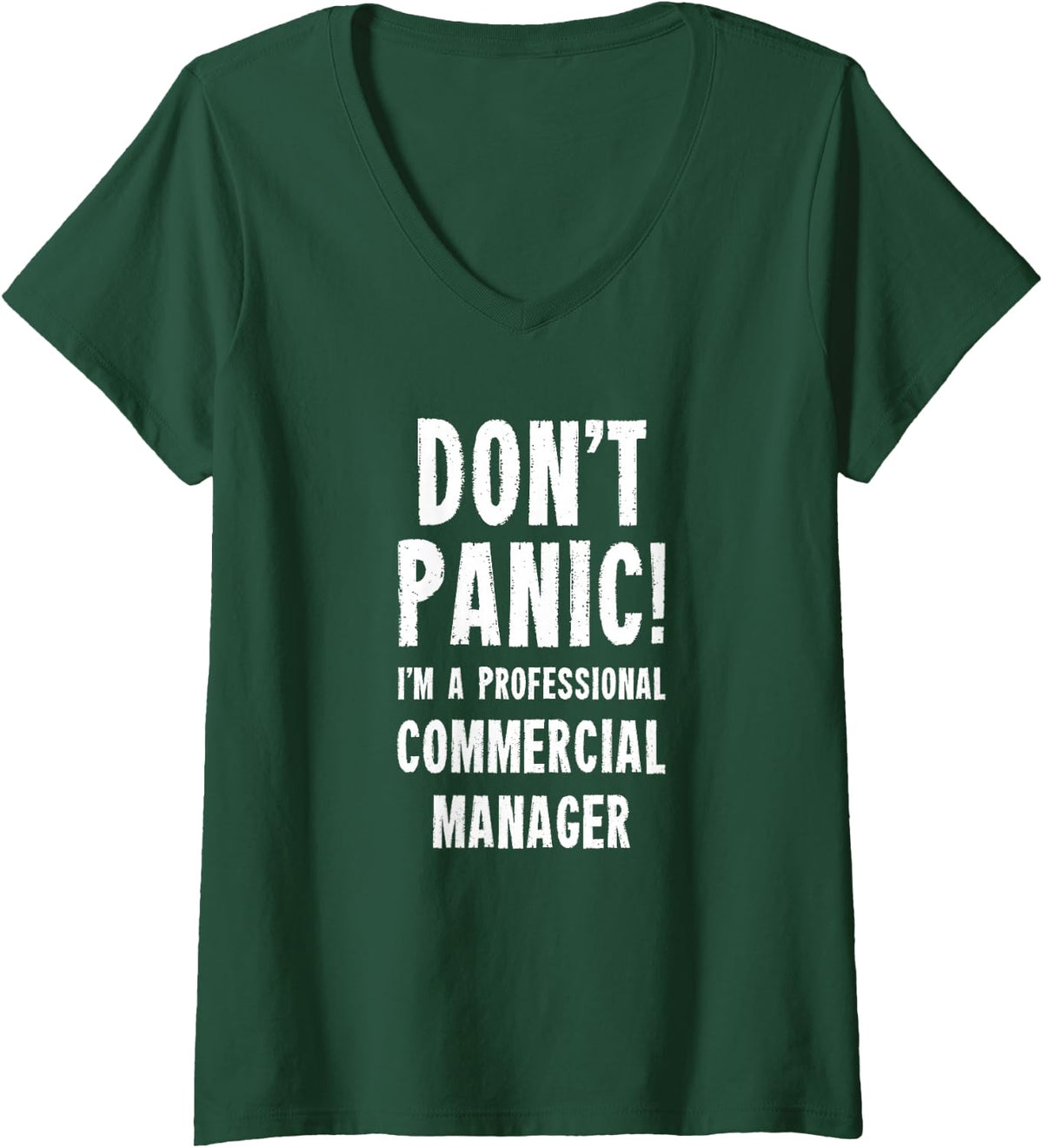 Women's Commercial Manager V-Neck T-Shirt - Dark Green