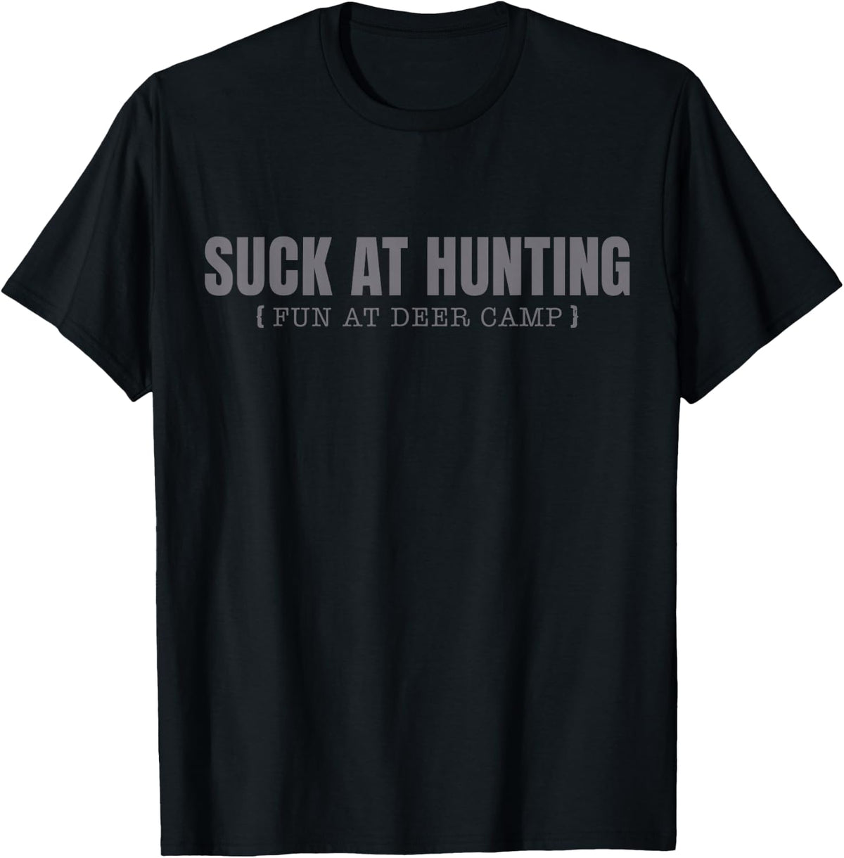 Hunting Tee T-Shirt for Men - Black
