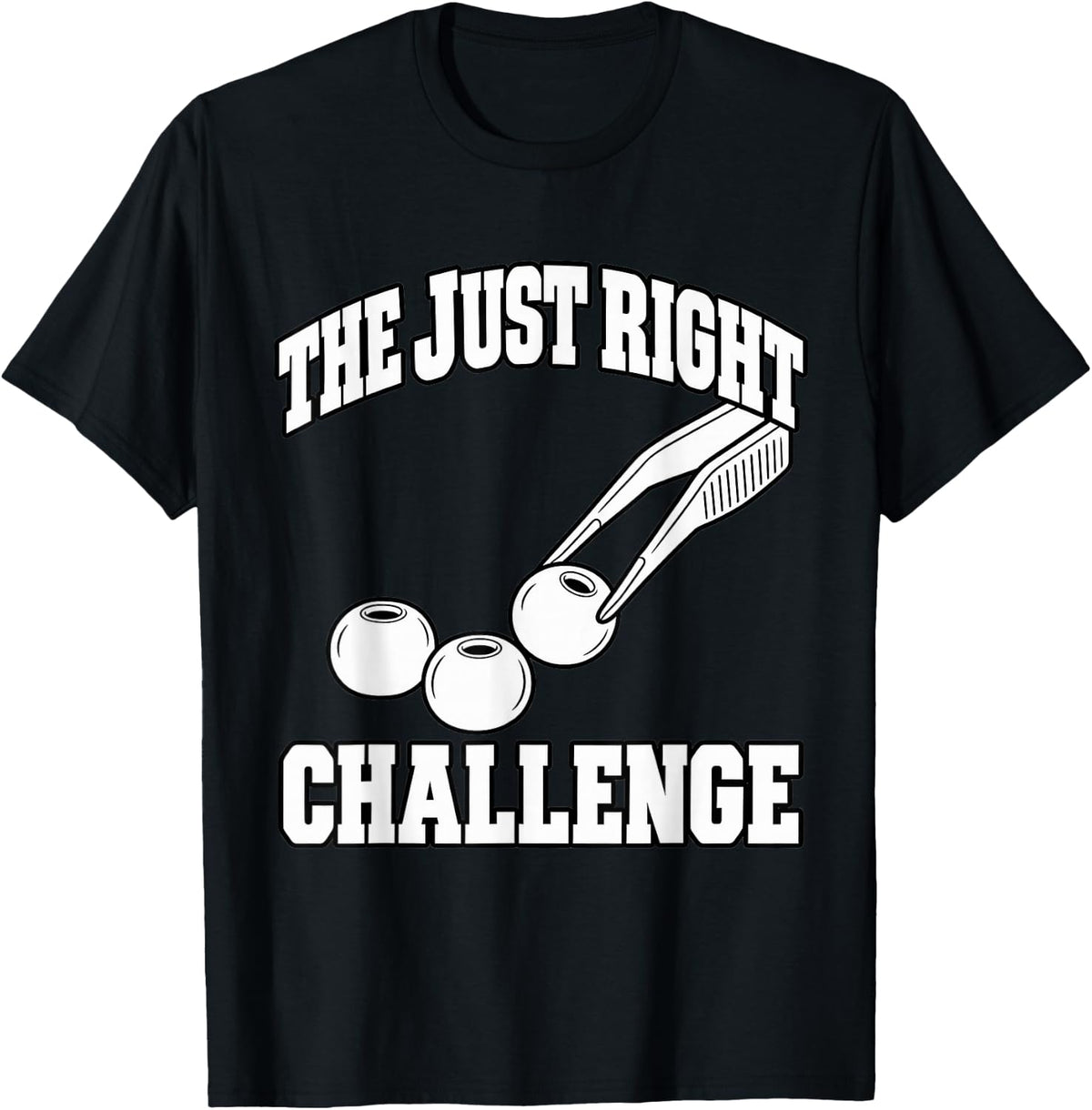 Occupational Therapy The Just Right Challenge Therapist T-Shirt - Black