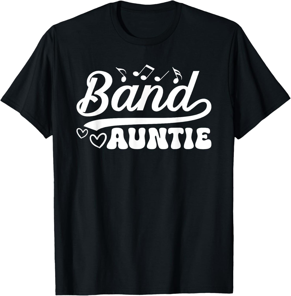 Marching Band Auntie Marching Band Aunt T-Shirt - Black