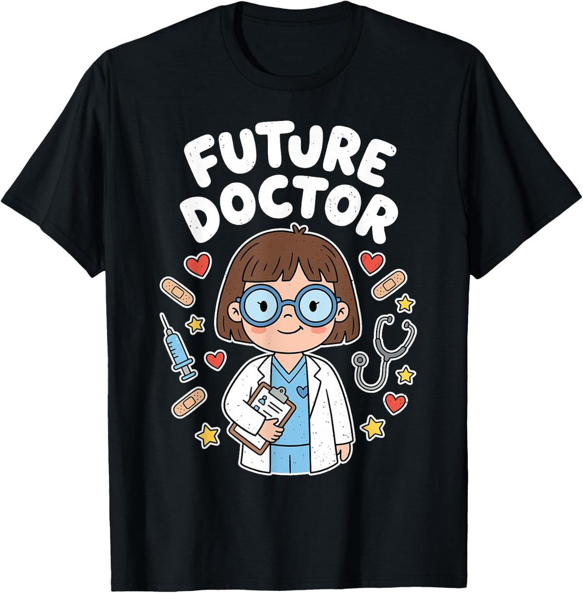 Future Doctor Medical Student Physician Med School Graduate T-Shirt - Black