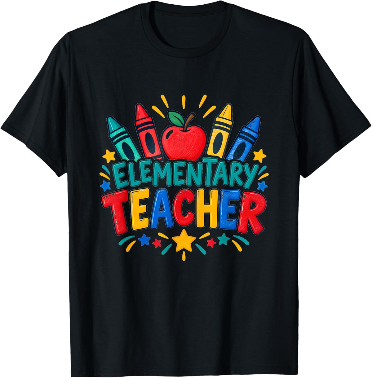 Elementary Teacher Motivational Quote Classroom Vibe T-Shirt - Black