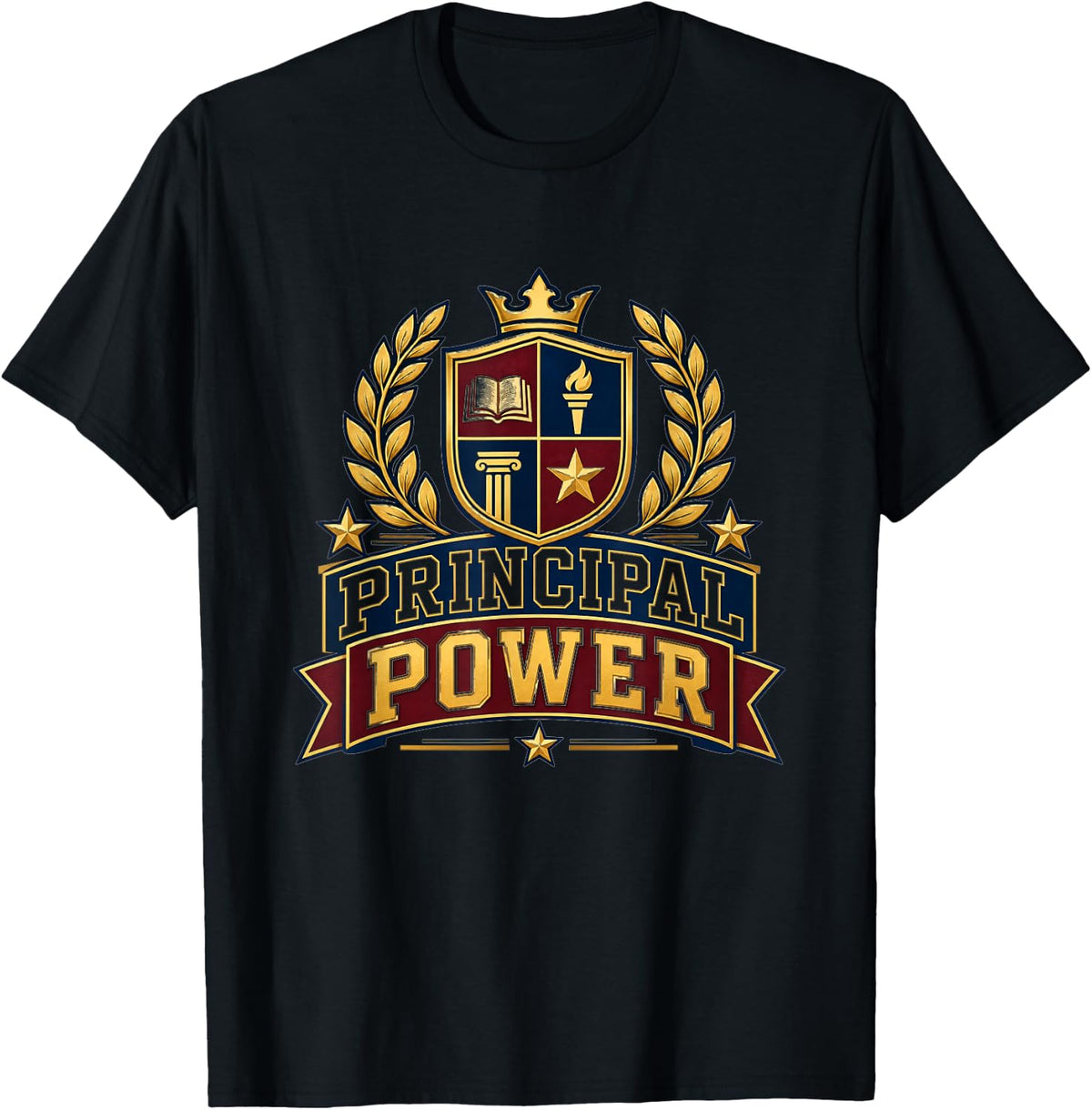 Principal Motivational Quote School Leadership T-Shirt - Black