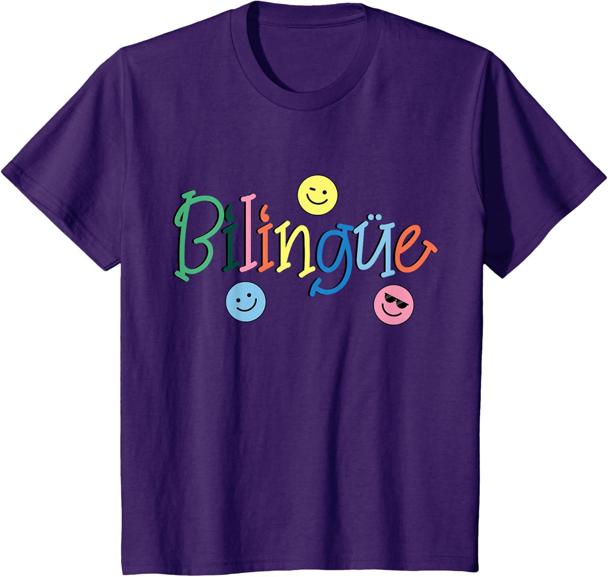 Bilingue Maestra Spanish T-Shirt - Purple