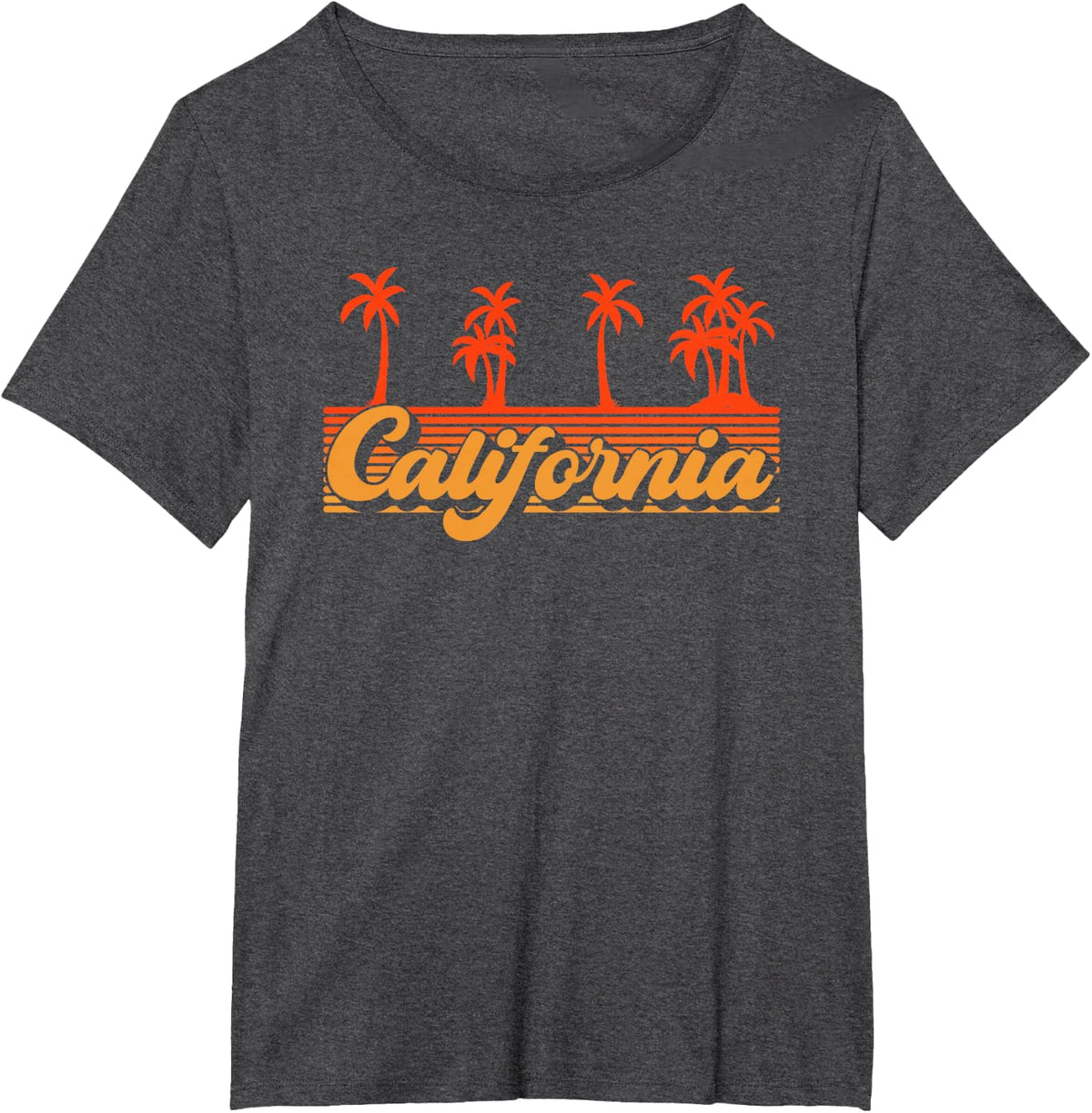 California T-Shirt - Dark Heather Grey