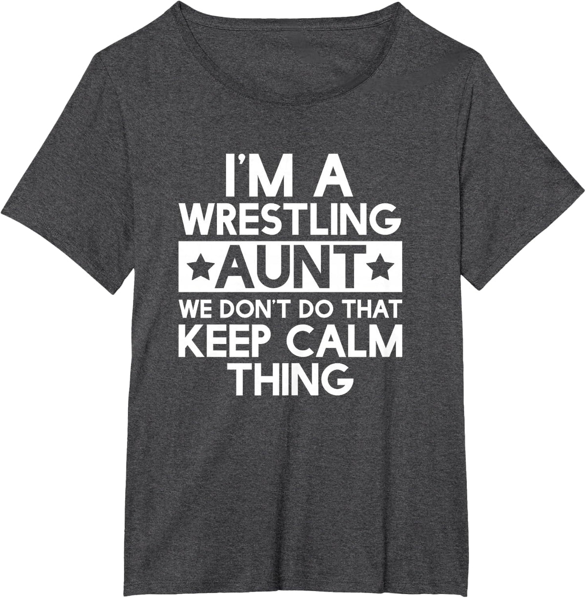 Wrest Wrestling Aunt Funny Aunts Auntie T-Shirt Tees Gifts For Women - Dark Heather Grey