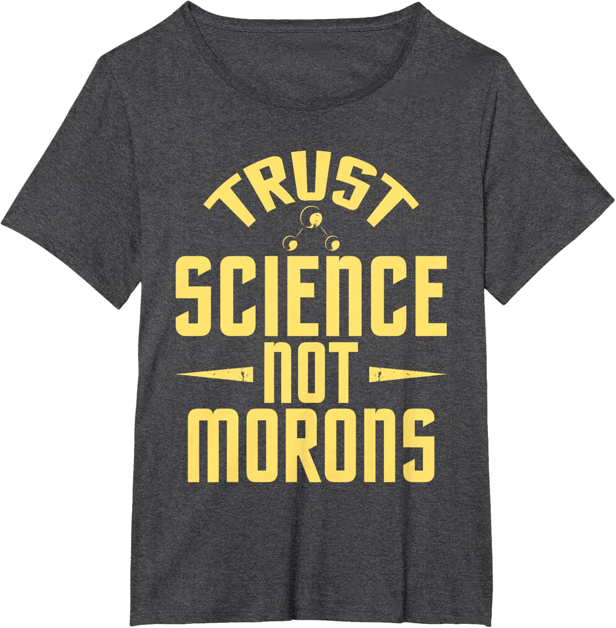 Trust Science - Science Lover Scientist Pro-Science T-Shirt - Dark Heather Grey