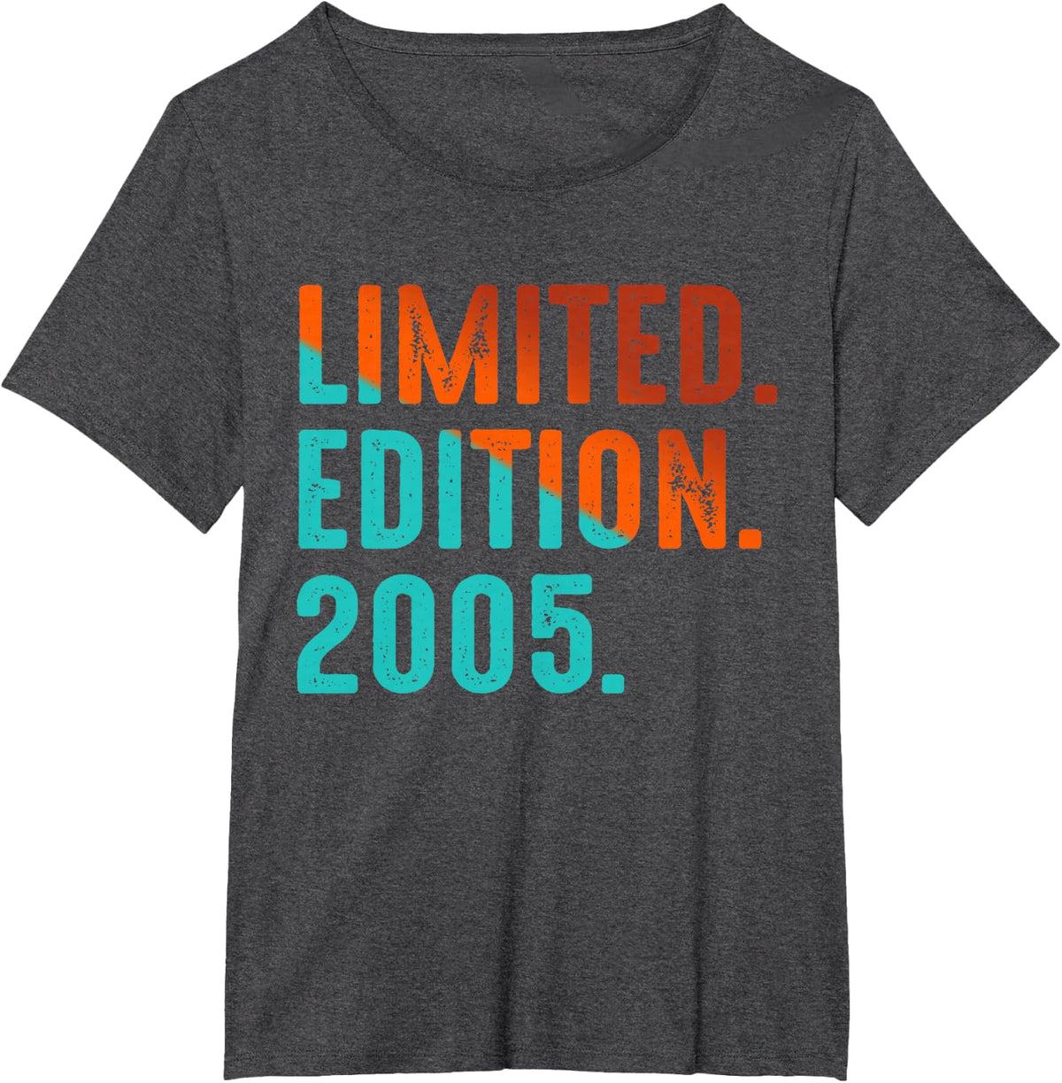 2005 Limited Edition 2005 Vintage 2005 Birthday T-Shirt - Dark Heather Grey