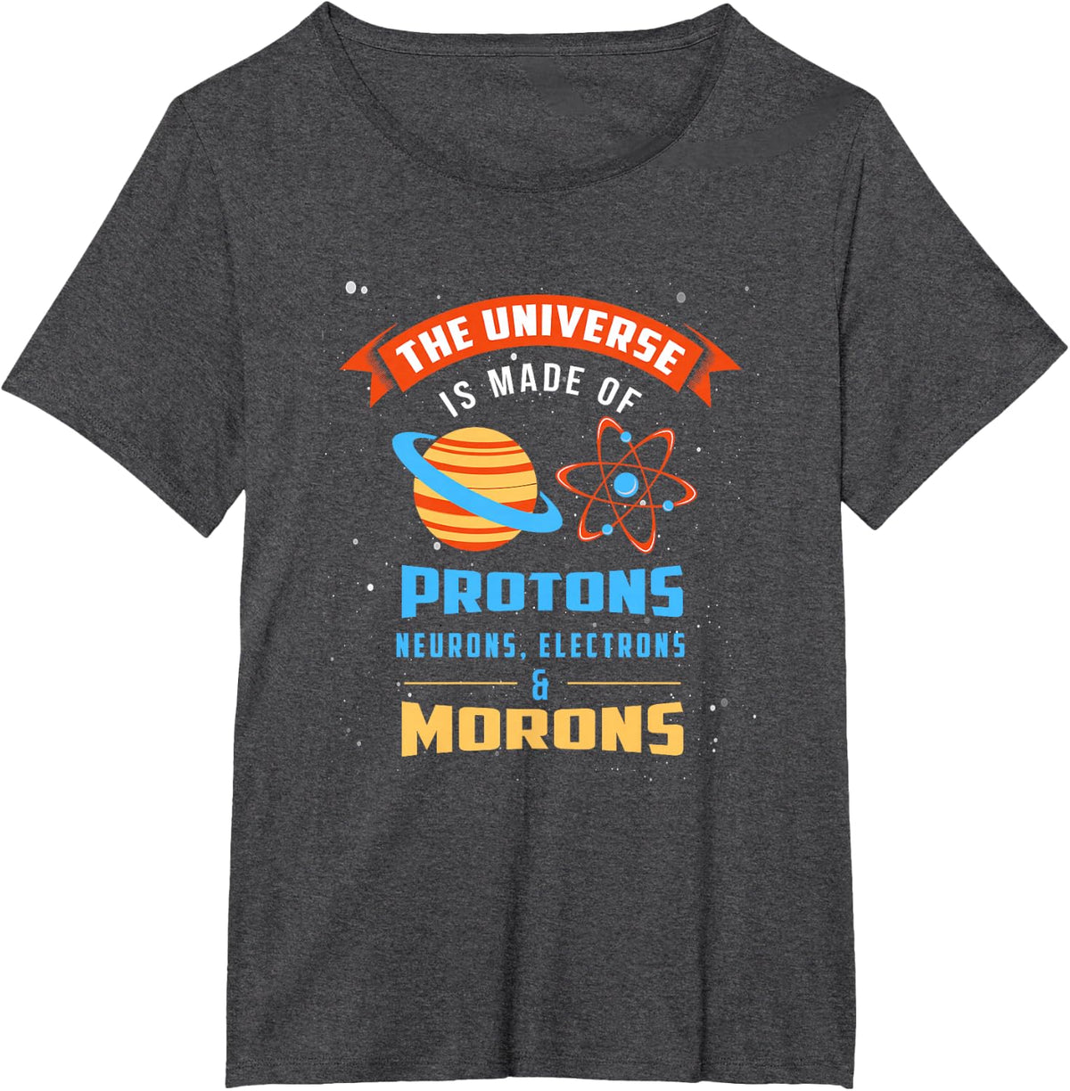 Funny Physics Gift For A Science Teacher T-Shirt - Dark Heather Grey