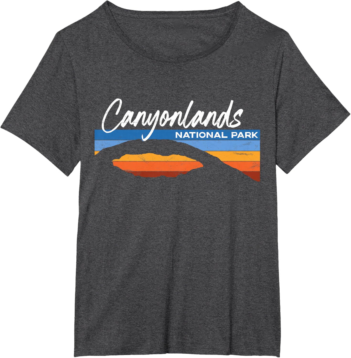 Canyonlands National Park Moab Utah Vacation Retro UT T-Shirt - Dark Heather Grey
