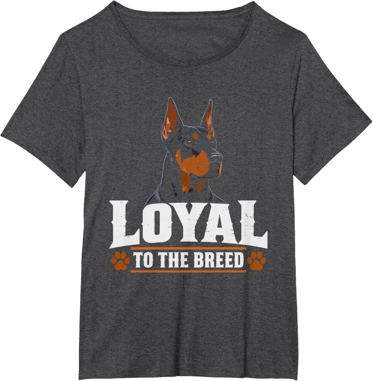 Doberman Dad Dog More Loyal Than Most People Owner Pinscher T-Shirt - Dark Heather Grey
