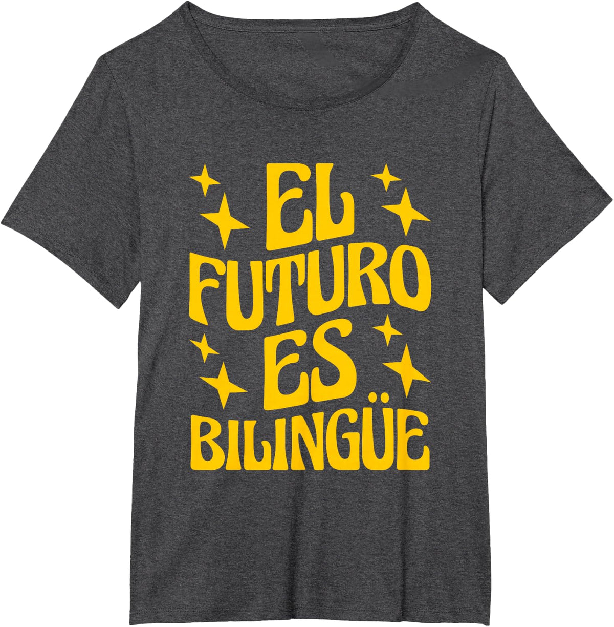 El Futuro Es Bilingue Maestra Spanish Teacher T-Shirt - Dark Heather Grey