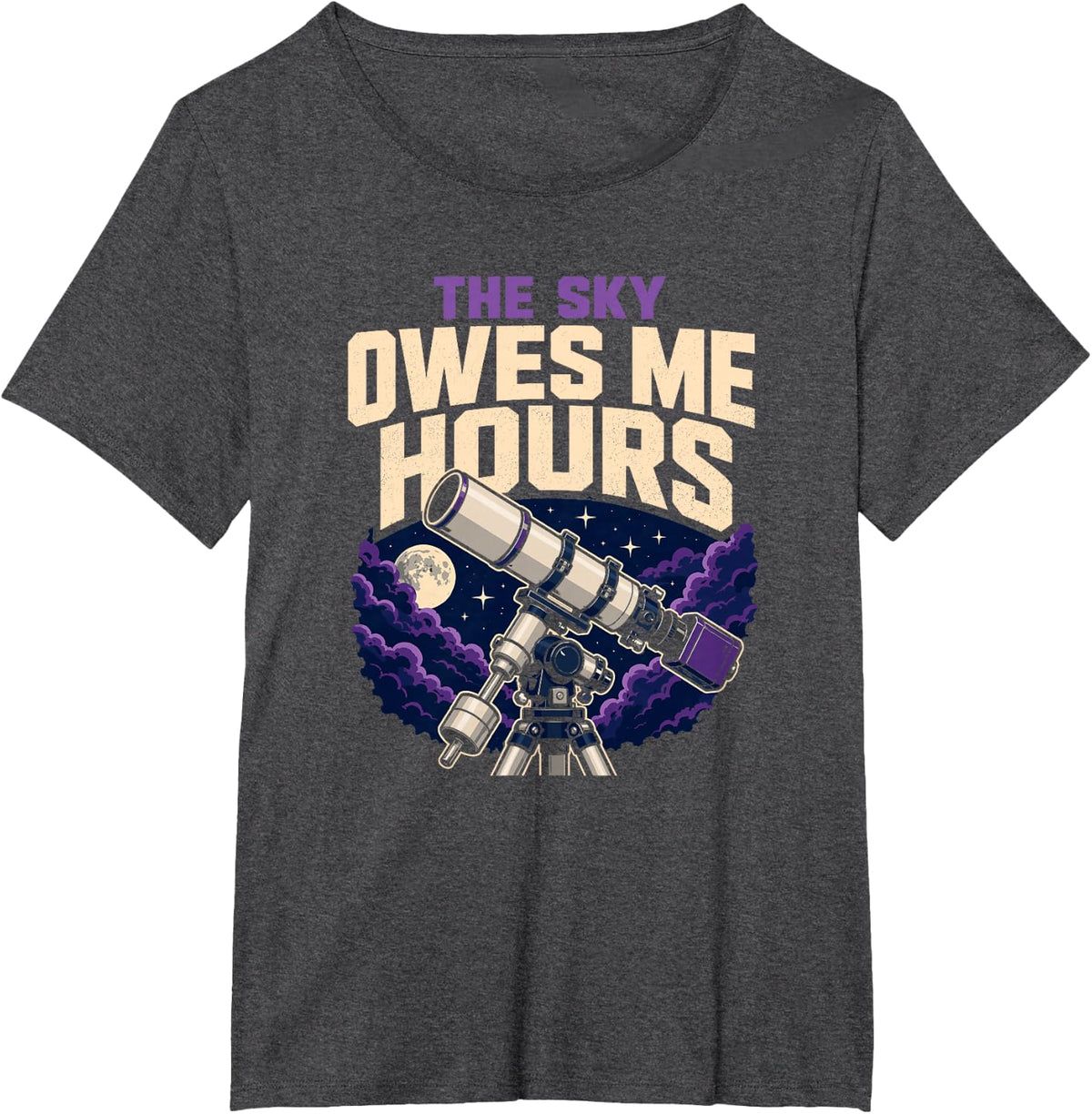 Deep Sky Astrophotography Astrophotographer Gift T-Shirt - Dark Heather Grey