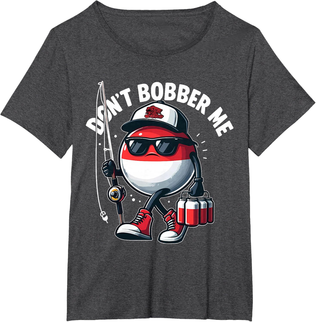 Don't Bobber Me Fishing Funny Fishing Lover Fisherman Gifts T-Shirt - Dark Heather Grey