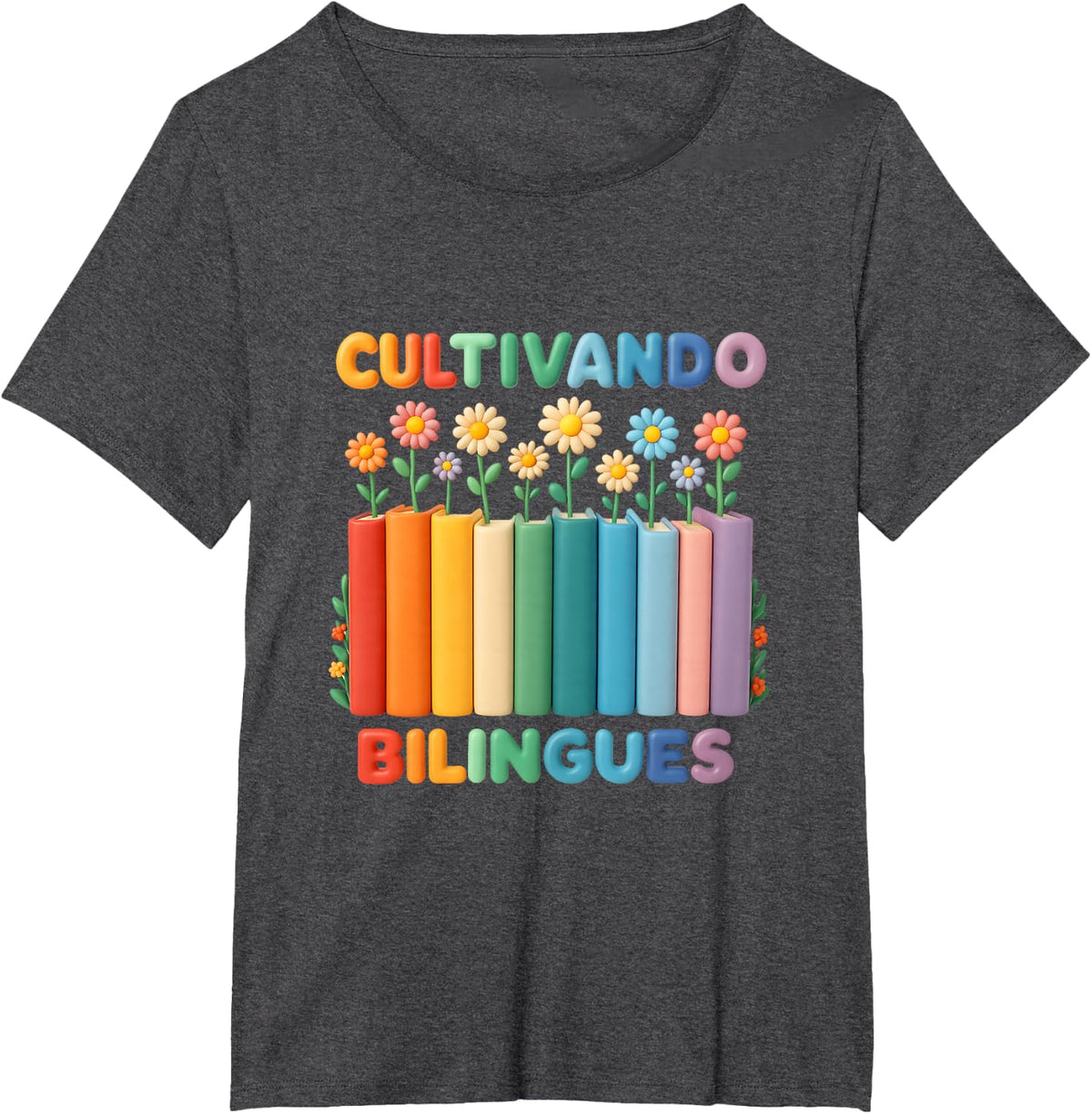 Bilingual T-Shirt - Dark Heather Grey