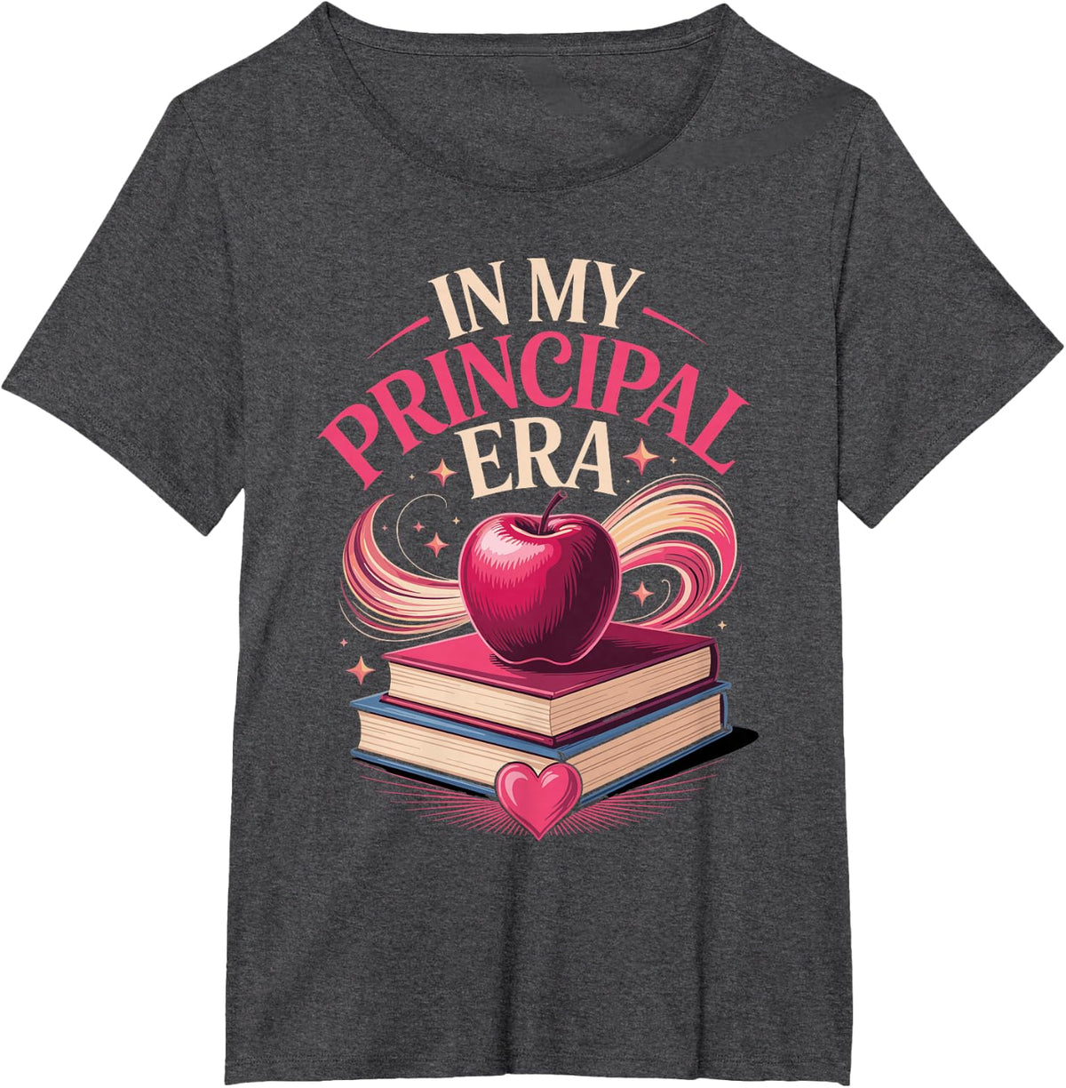 in My Principal Era School Leadership Administrator New T-Shirt - Dark Heather Grey